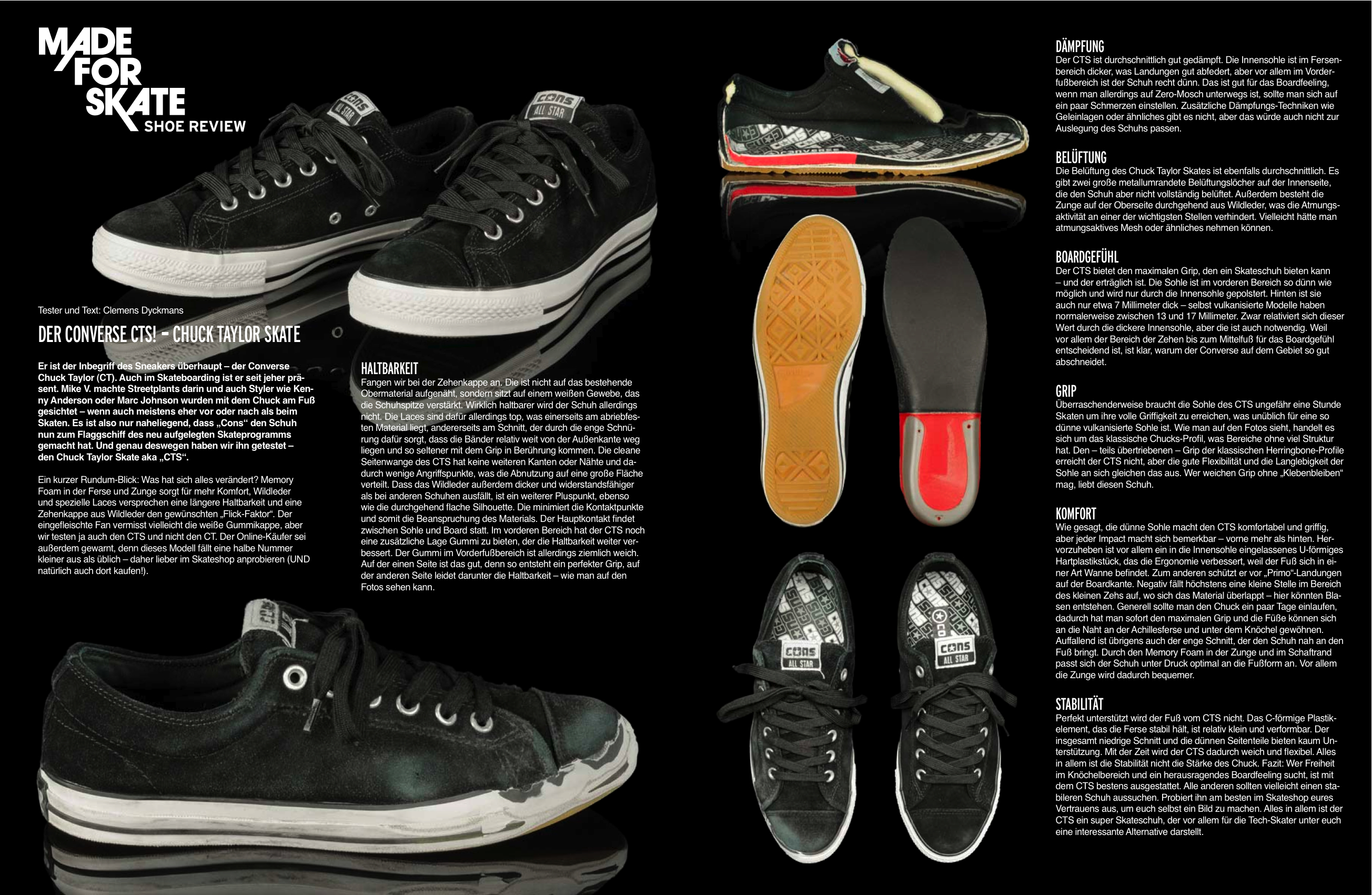 Converse CTS - Weartested - detailed skate shoe reviews