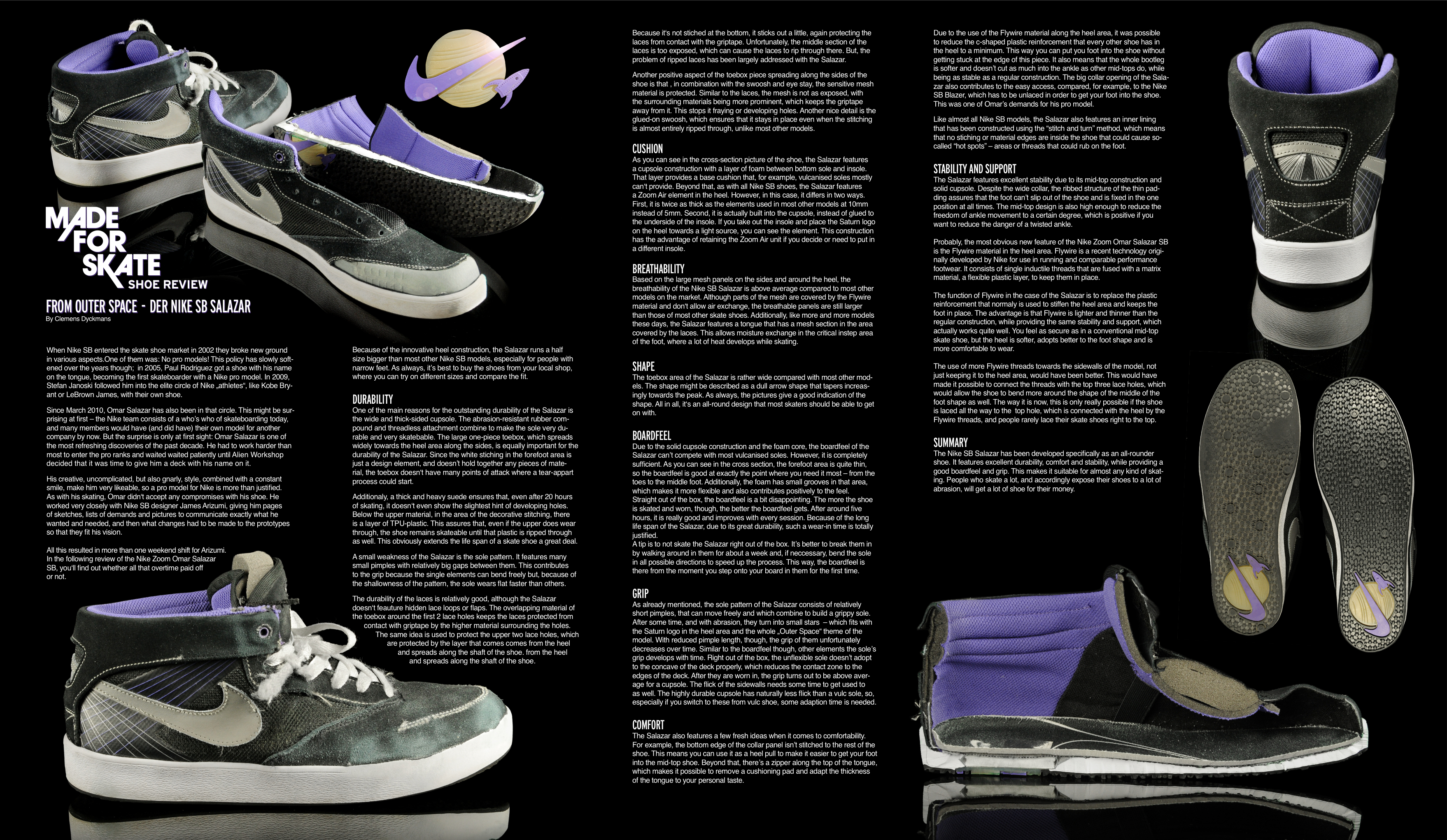 posterior Regreso sinsonte Nike SB Salazar review - Weartested - detailed skate shoe reviews